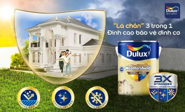 RS86 – Sơn Dulux Weathershield ngoại thất Royal Shine