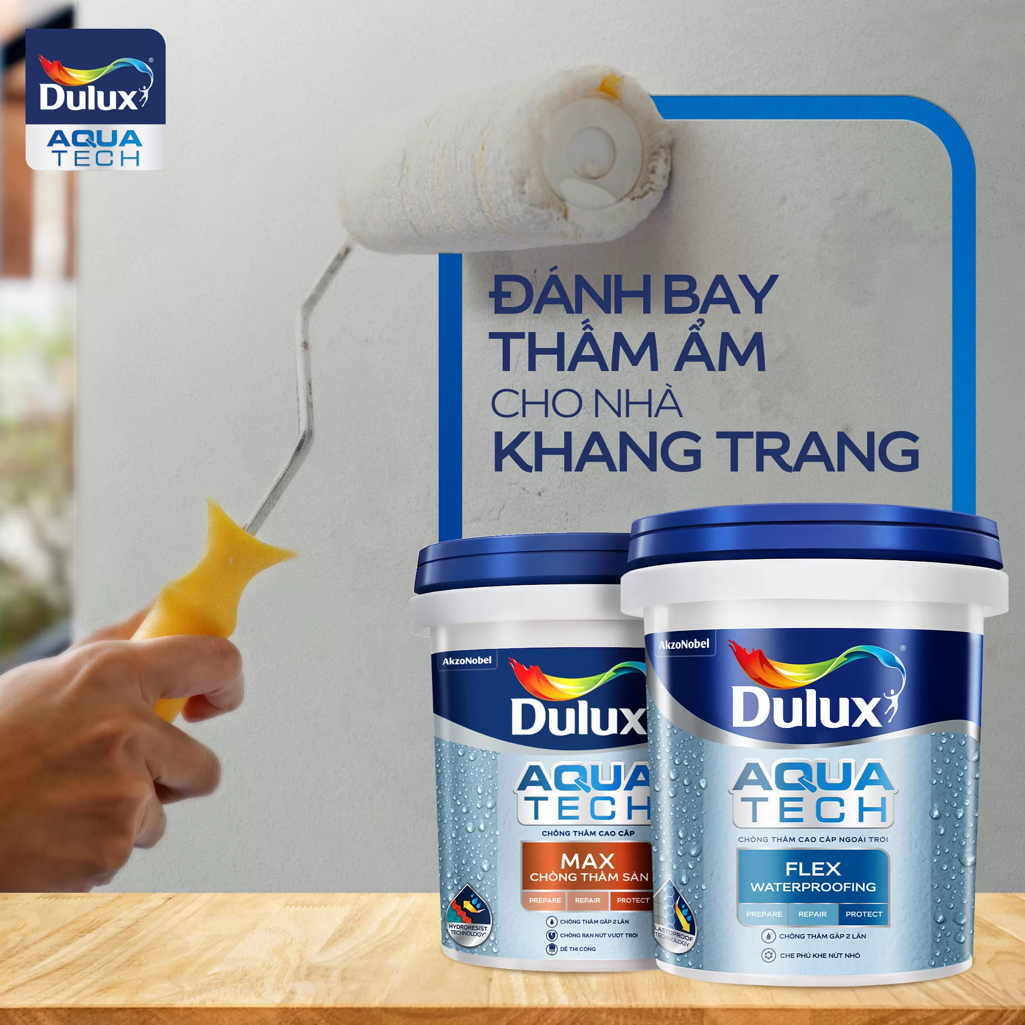 Tổng quan về chất chống thấm Dulux Aquatech