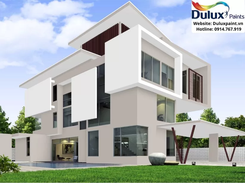 Lợi ích khi sử dụng sơn ngoại thất cao cấp Dulux bề mặt mờ