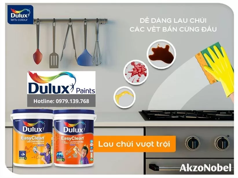 Giới thiệu chung về các dòng sơn Dulux dễ lau chùi