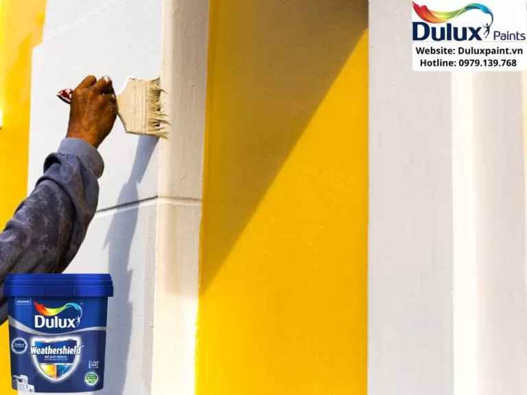 Sơn Dulux Weathershield bề mặt bóng