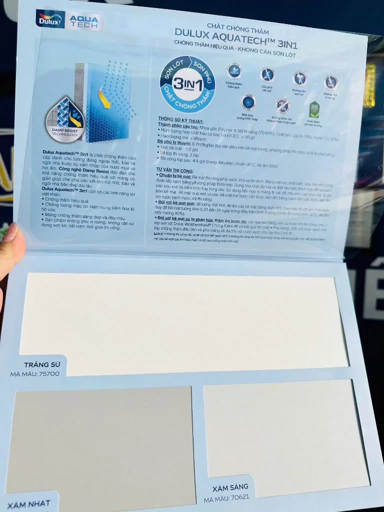 Tổng quan về chất chống thấm Dulux Aquatech