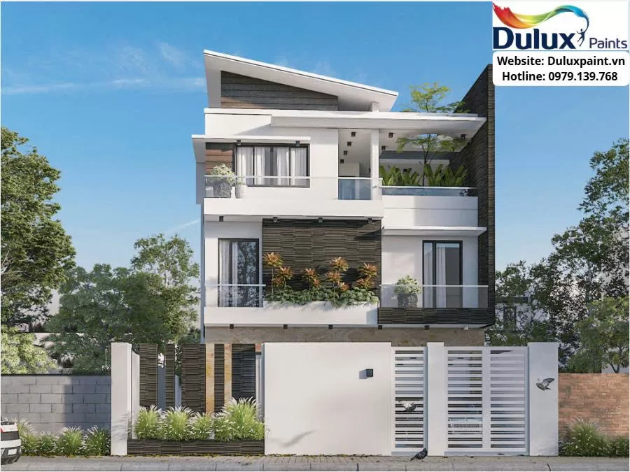 Sơn ngoại thất cao cấp Dulux bề mặt mờ GJ8, BJ8, E015 bền đẹp