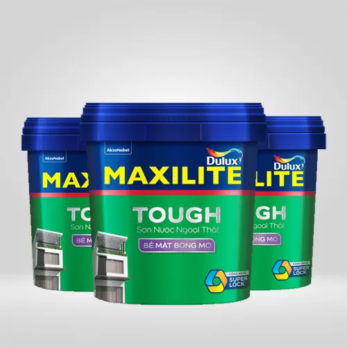 Các sản phẩm sơn ngoại thất Maxilite - Tough 28CB bề mặt bóng mờ
