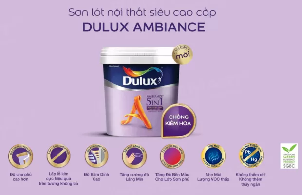 Sơn lót chống kiềm Dulux Ambiance Primer A968
