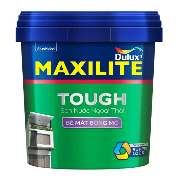 Sơn nước ngoại thất Maxilite Tough 28CB – Bề mặt bóng mờ