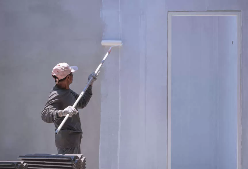 Đối với tường ngoại thất