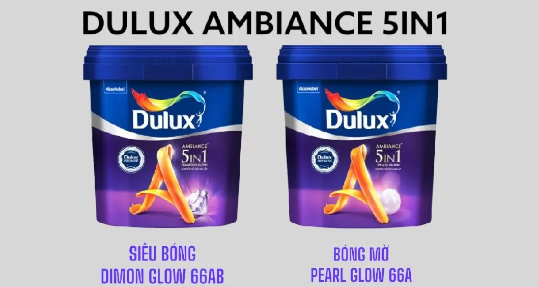 Các loại sơn Dulux cao cấp - Dulux Ambiance 5in1 Diamond Glow