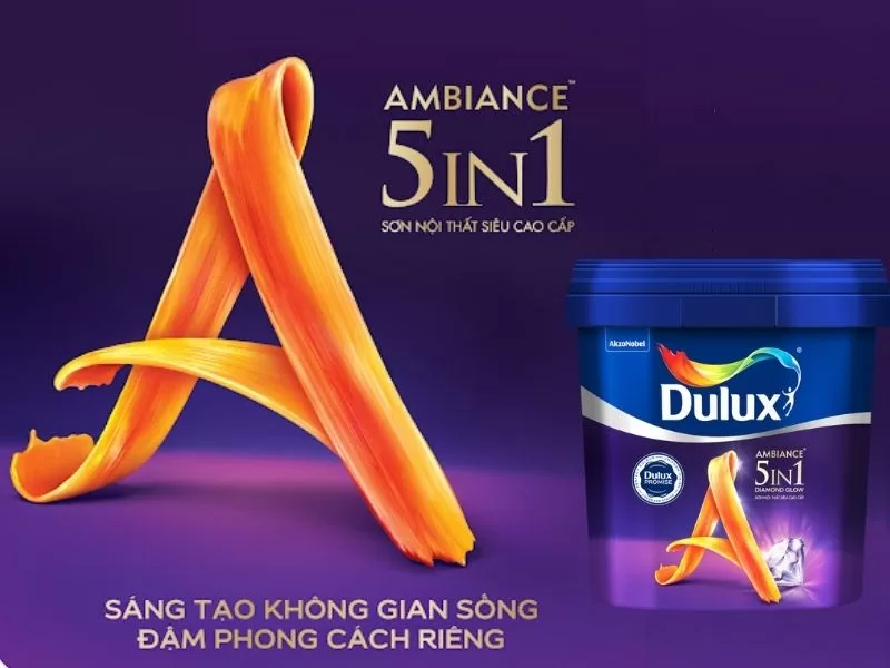Sơn Dulux Ambiance 5in1 Diamond Glow