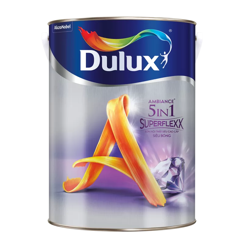 Sơn Dulux Ambiance 5in1 Superflexx cao cấp bề mặt bóng (Z611B)
