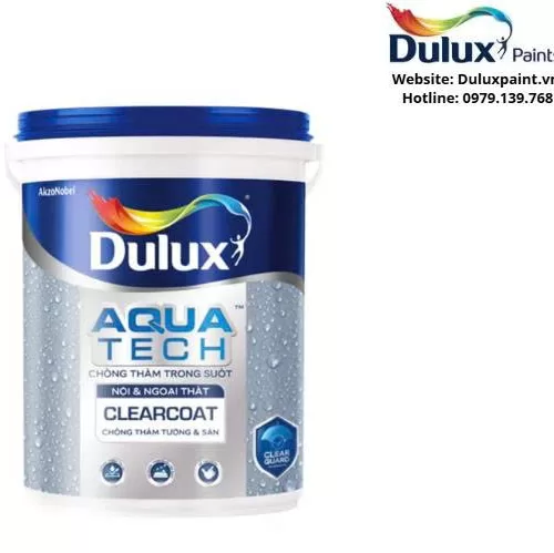 Chất Chống Thấm Trong Suốt Dulux Aquatech Clearcoat V179 5L