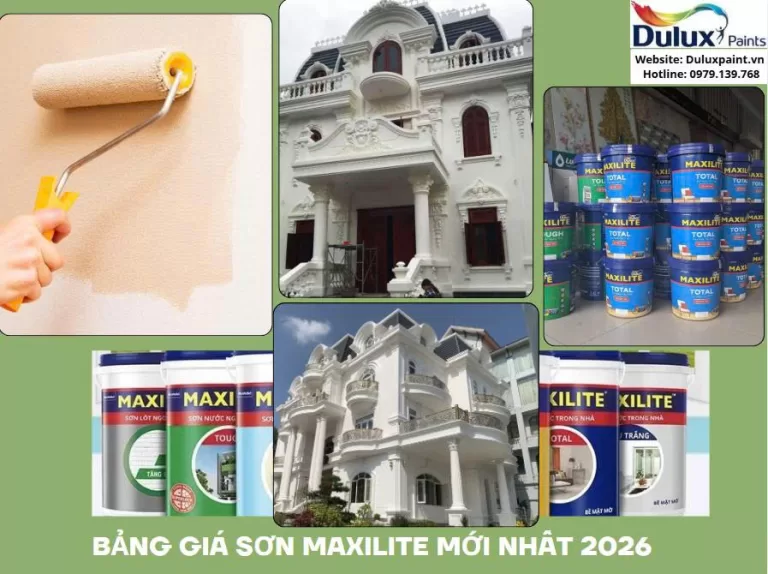 Bảng giá sơn Maxilite mới nhất 2026 – Cập nhật giá tốt nhất