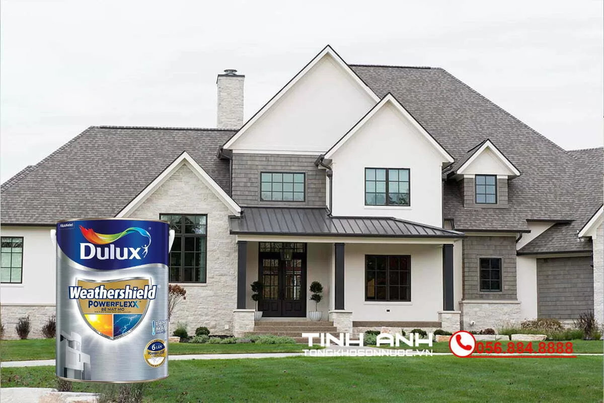Dulux Weathershield PowerFlexx GJ8 – bề mặt mờ