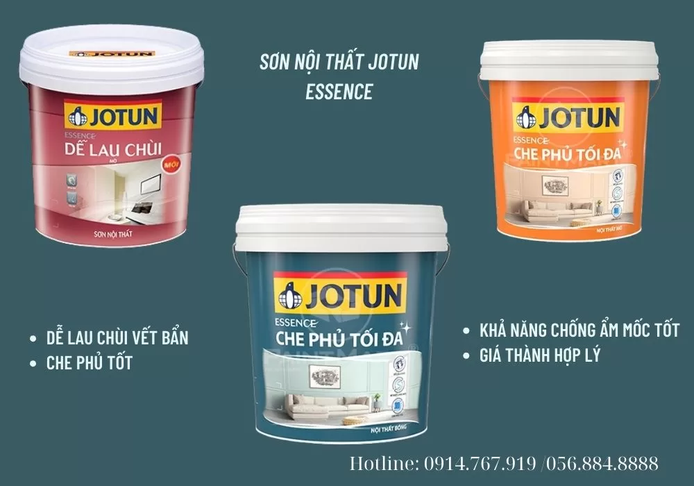 Sơn nào ít mùi nhất? Sơn Jotun Essence
