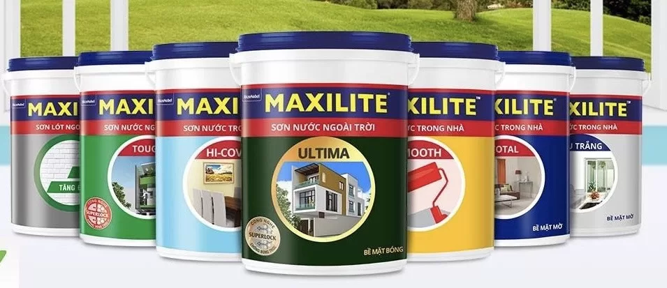 Những dòng sơn Maxilite nào phù hợp với nhu cầu lau chùi