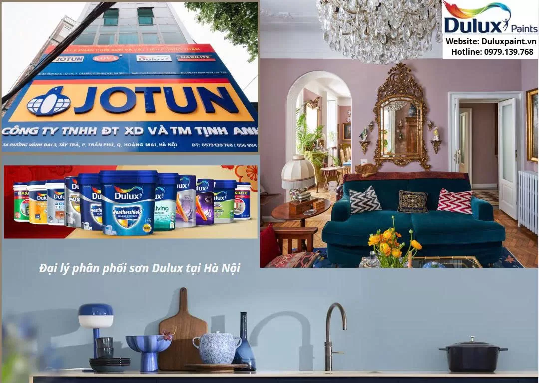 Đại lý phân phối sơn Dulux tại Hà Nội