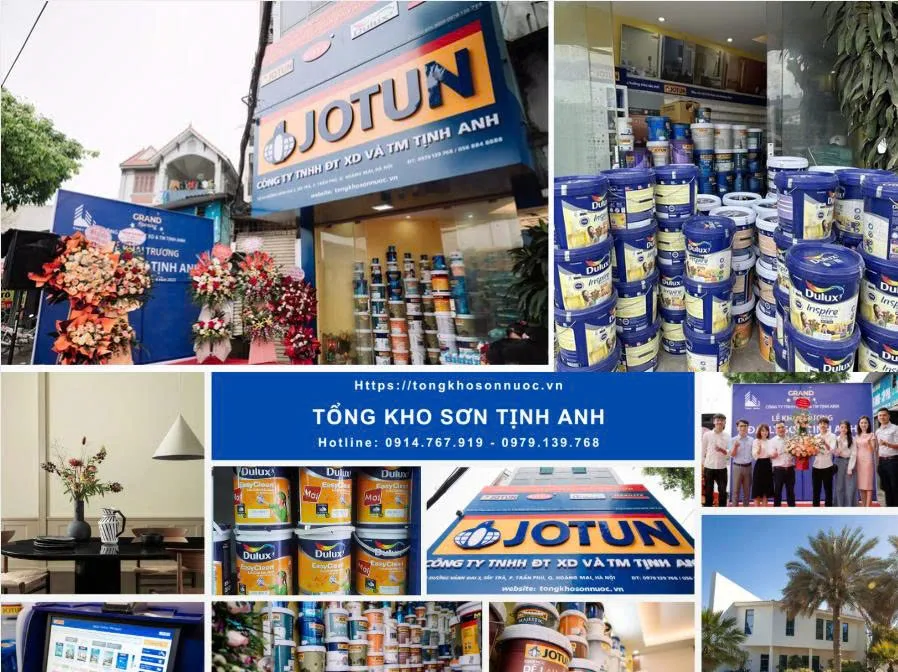 Đại lý phân phối sơn Dulux Tịnh Anh tại Hà Nội