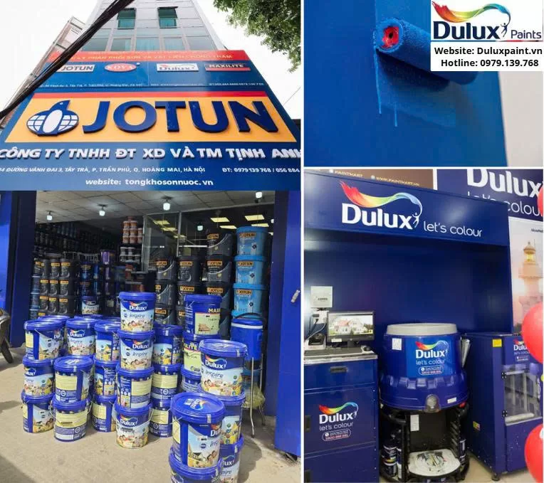 Đại lý sơn Dulux khu vực Hà Nội