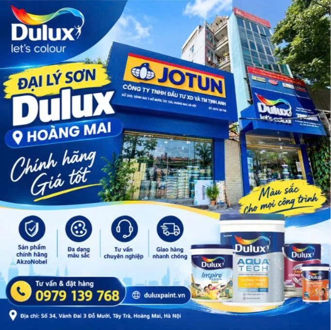 Đại lý sơn Dulux Hoàng Mai