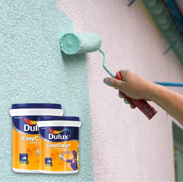 Dulux EasyClean 99AB – Lau chùi vượt trội kháng Virus bề mặt bóng